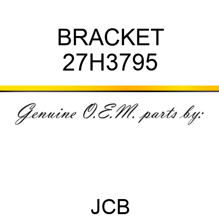 BRACKET 27H3795