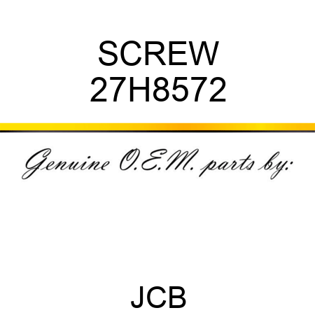SCREW 27H8572