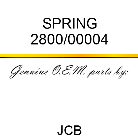 SPRING 2800/00004