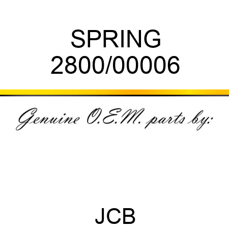 SPRING 2800/00006