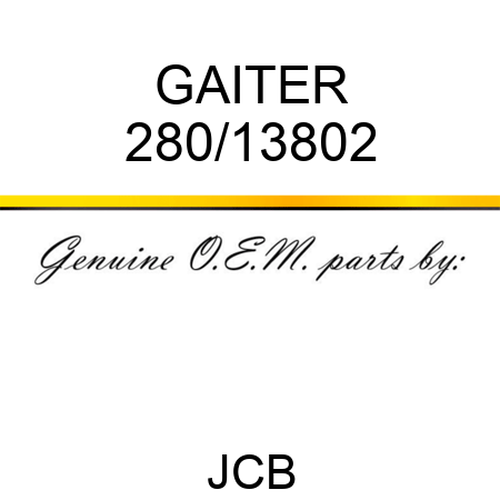 GAITER 280/13802