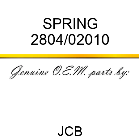 SPRING 2804/02010