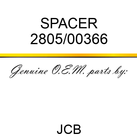 SPACER 2805/00366