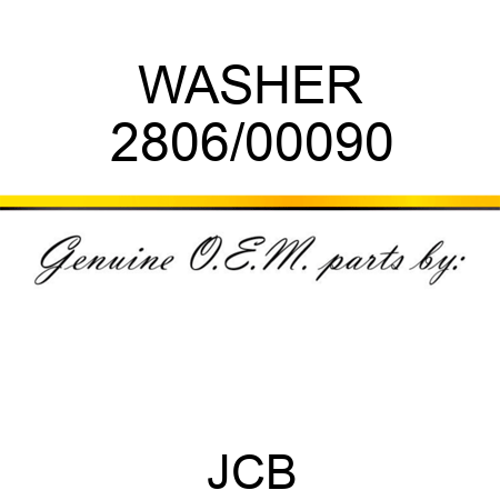 WASHER 2806/00090