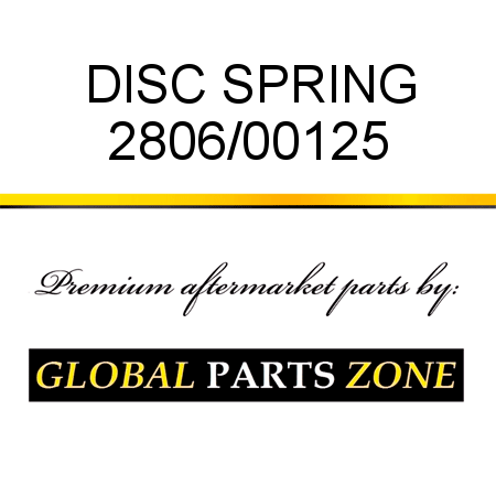 DISC SPRING 2806/00125