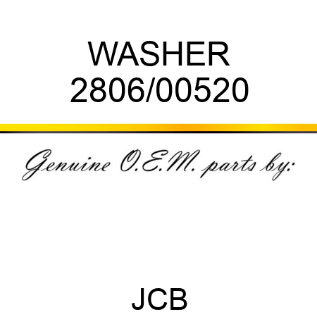 WASHER 2806/00520