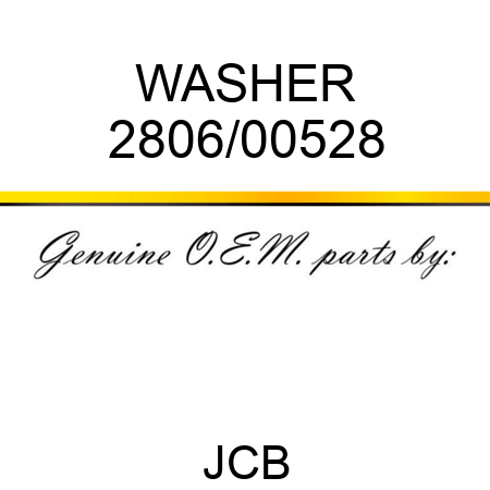 WASHER 2806/00528