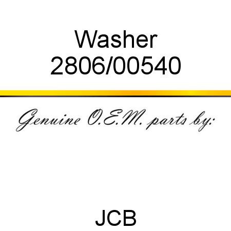 Washer 2806/00540
