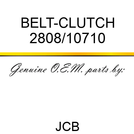 BELT-CLUTCH 2808/10710