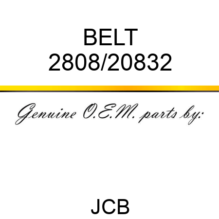 BELT 2808/20832