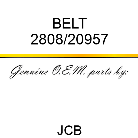 BELT 2808/20957