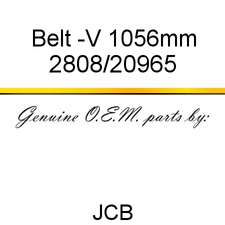 Belt, -V, 1056mm 2808/20965