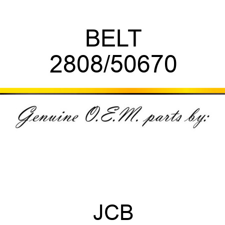 BELT 2808/50670