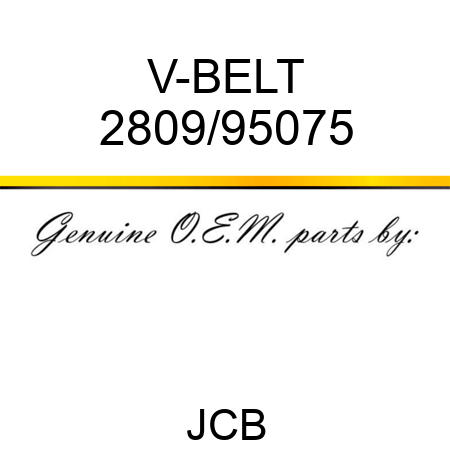 V-BELT 2809/95075