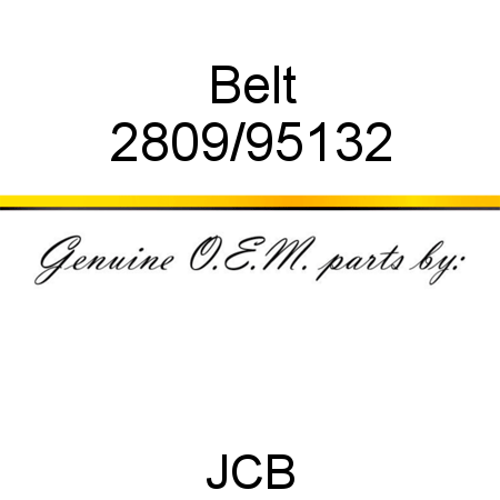 Belt 2809/95132