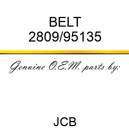 BELT 2809/95135