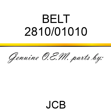 BELT 2810/01010