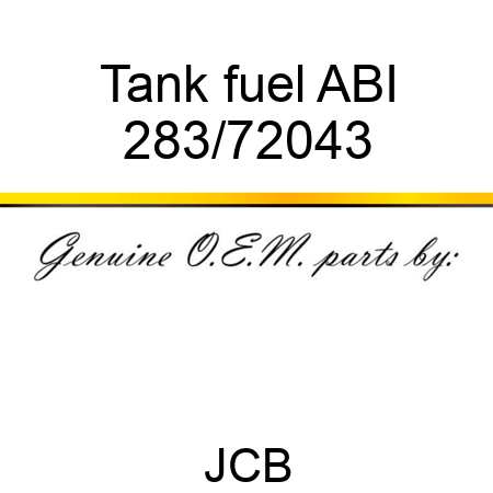 Tank fuel ABI 283/72043