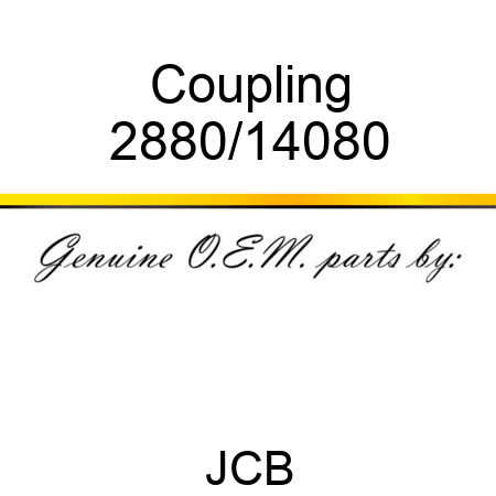 Coupling 2880/14080
