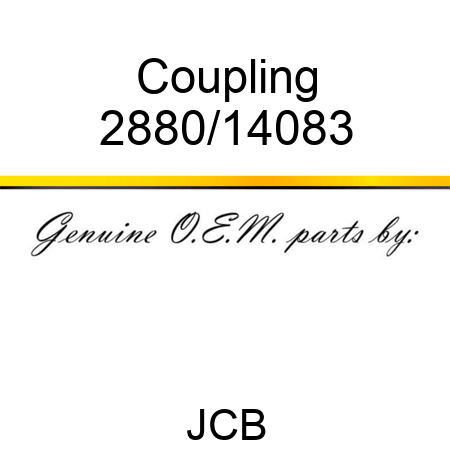 Coupling 2880/14083