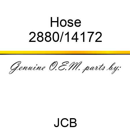 Hose 2880/14172