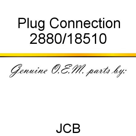 Plug Connection 2880/18510