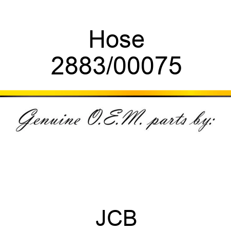 Hose 2883/00075