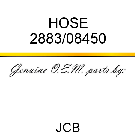 HOSE 2883/08450