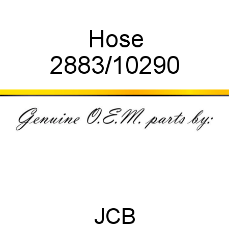 Hose 2883/10290