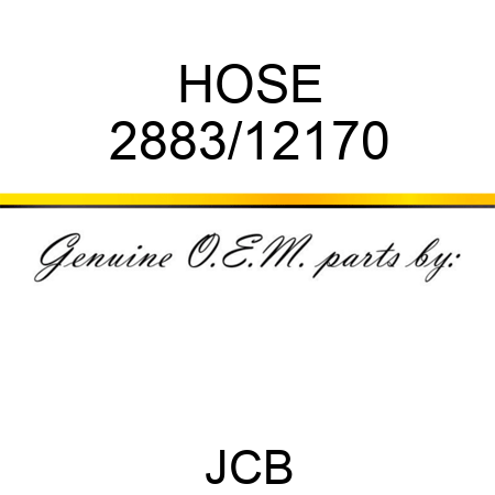 HOSE 2883/12170