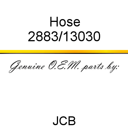 Hose 2883/13030