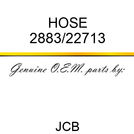 HOSE 2883/22713