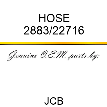 HOSE 2883/22716