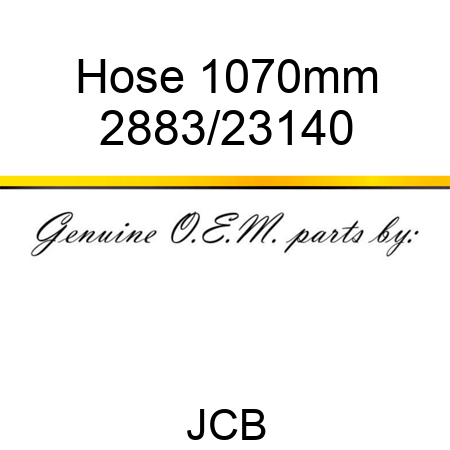 Hose 1070mm 2883/23140