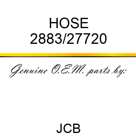 HOSE 2883/27720