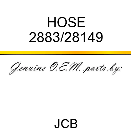 HOSE 2883/28149