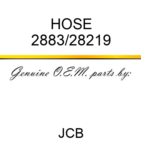 HOSE 2883/28219