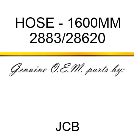 HOSE - 1600MM 2883/28620