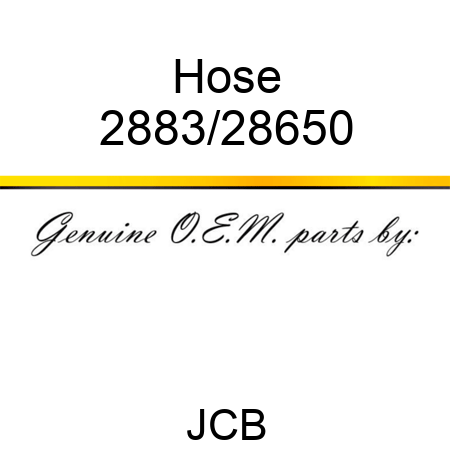 Hose 2883/28650