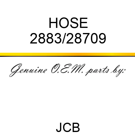 HOSE 2883/28709
