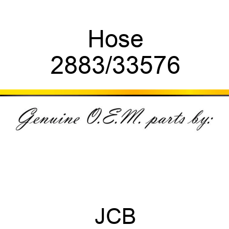 Hose 2883/33576
