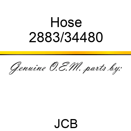 Hose 2883/34480
