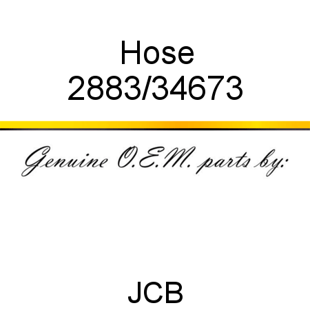 Hose 2883/34673