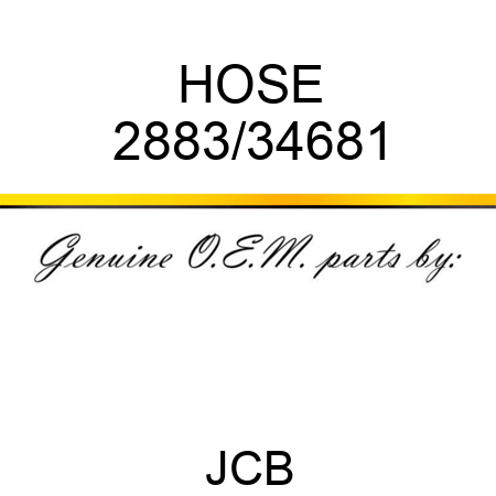 HOSE 2883/34681