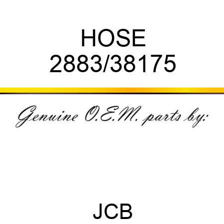 HOSE 2883/38175