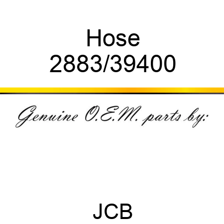 Hose 2883/39400