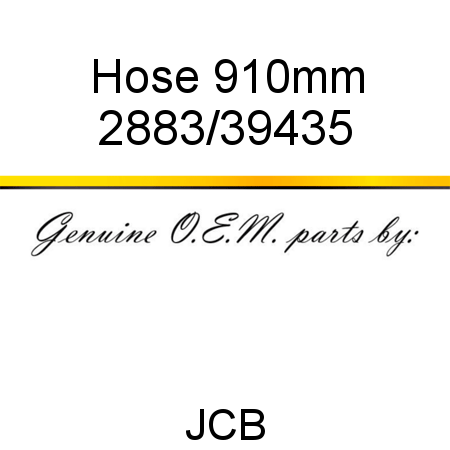 Hose, 910mm 2883/39435
