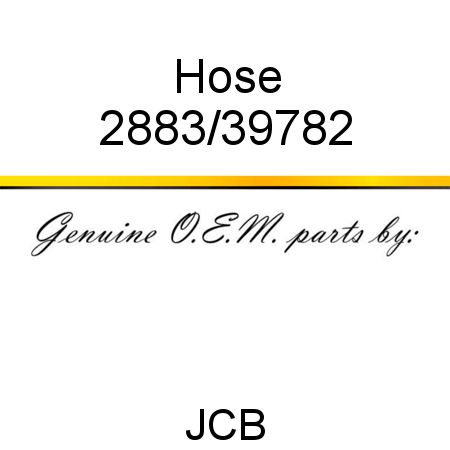 Hose 2883/39782