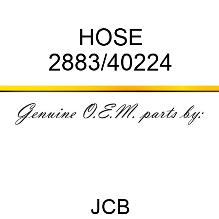 HOSE 2883/40224