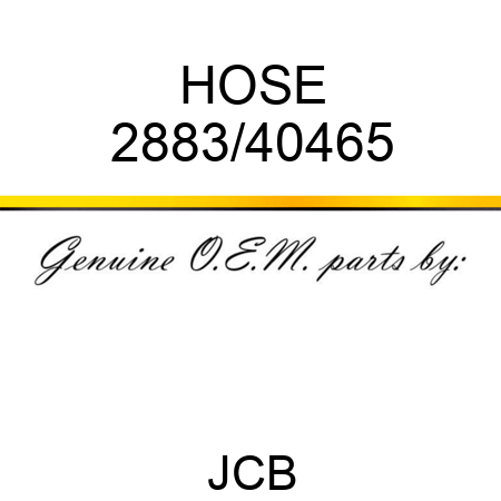 HOSE 2883/40465